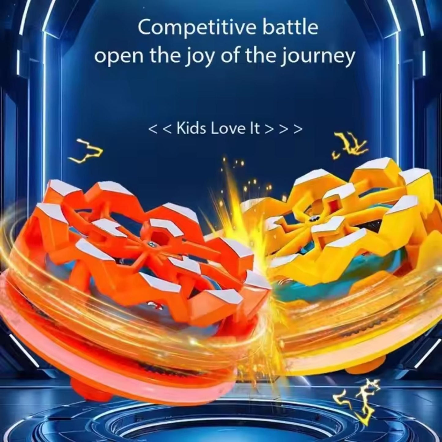Beyblade-Inspired Thundering Gyro Spinner Toy for Kids (Pack of 1)