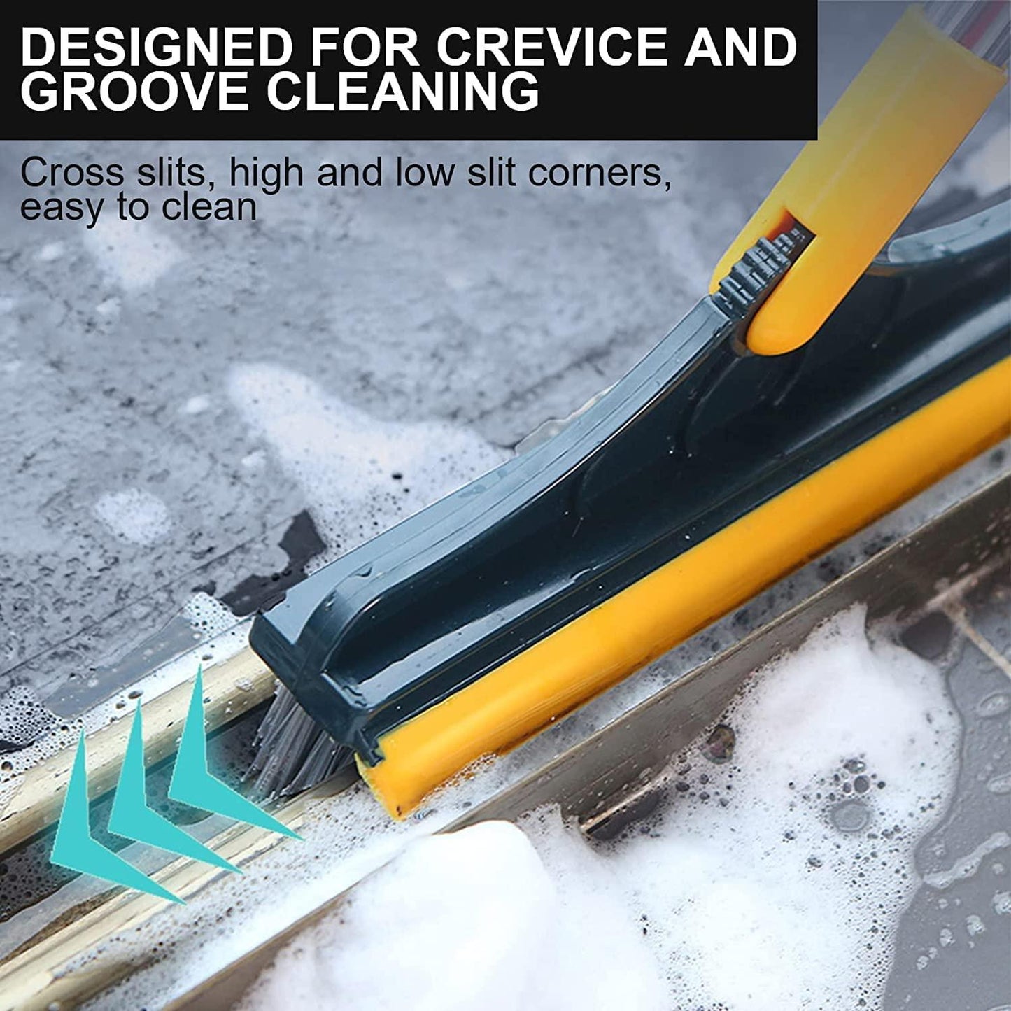 Bathroom Tiles Cleaner Brush with Long Handle