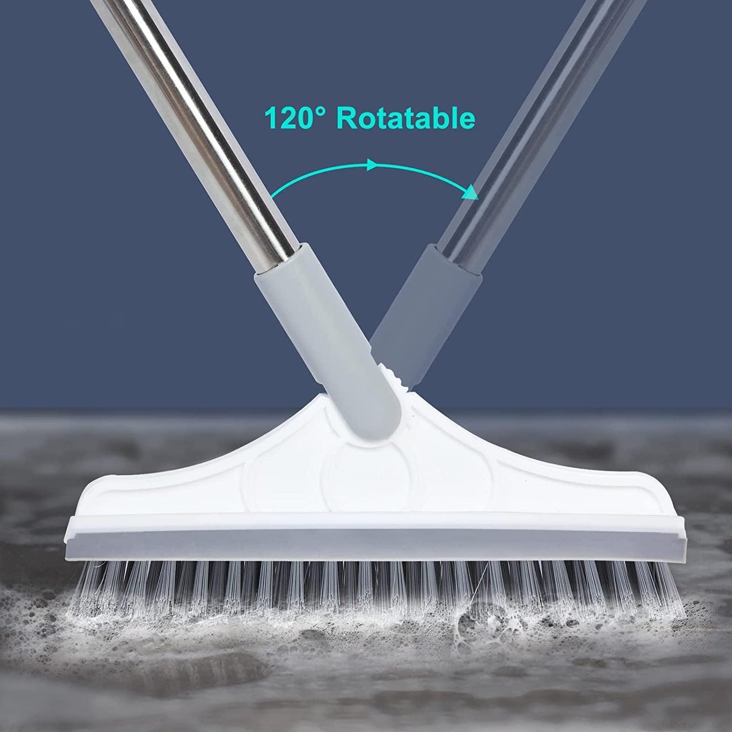 Bathroom Tiles Cleaner Brush with Long Handle