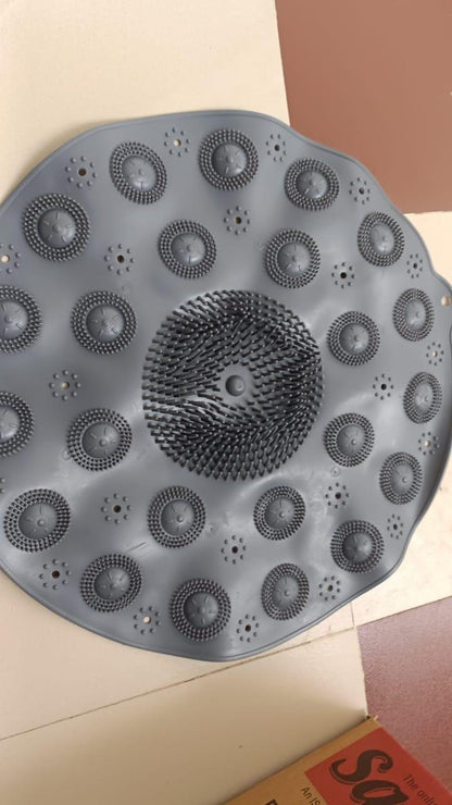 Silicone Shower Foot Scrubber & Massager Mat (Pack of 2)