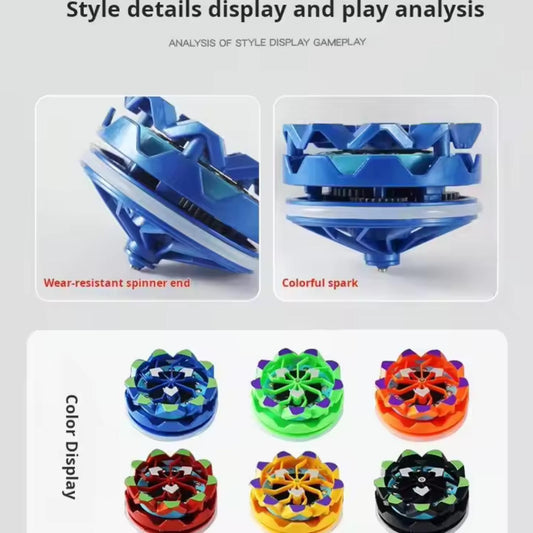 Beyblade-Inspired Thundering Gyro Spinner Toy for Kids (Pack of 1)